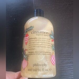 Philosophy Cinnamon Sugared Apples 3 in 1. Brand new & sealed. 16 oz